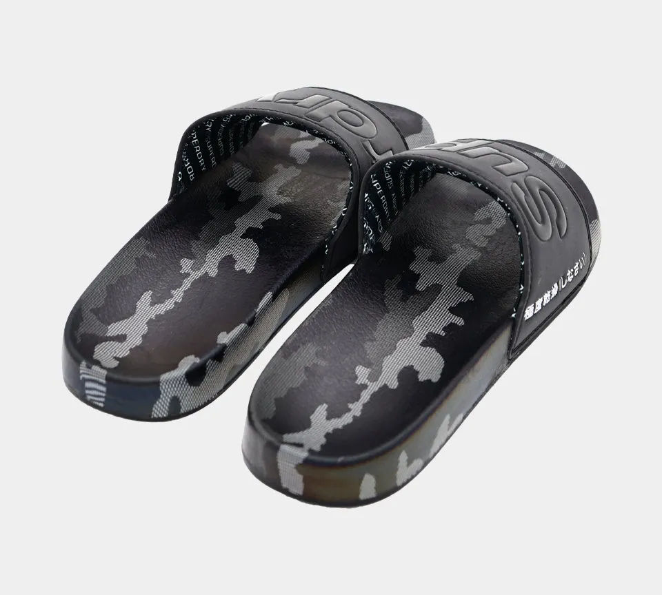 Superdry AOP Beach Slides MF3105STX2L Black/Camo S-XL