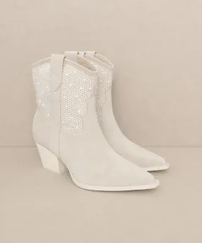 THE PEARL STUDDED WESTERN BOOTIES