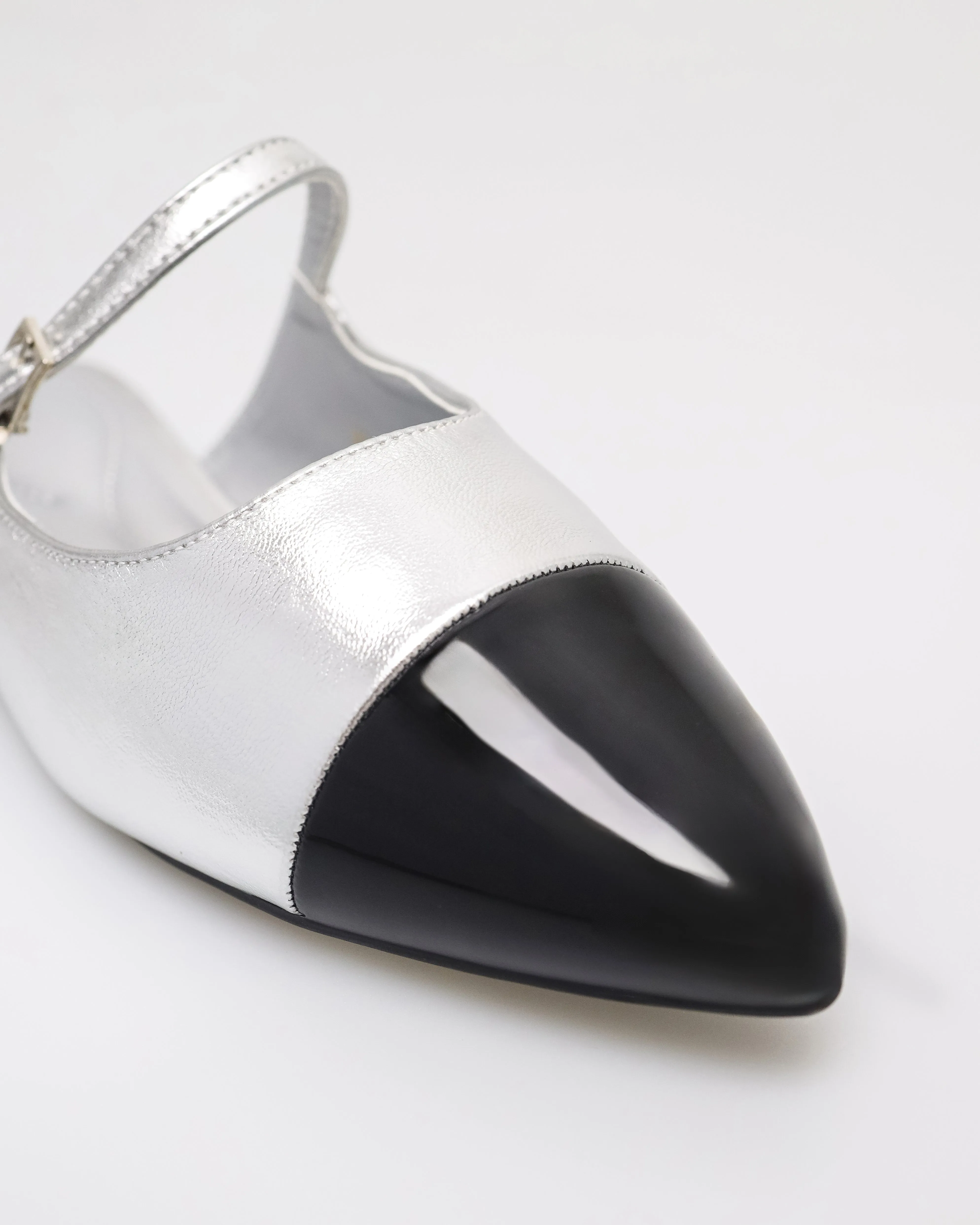 Tomaz NN499 Ladies Shiny Pointy Mules