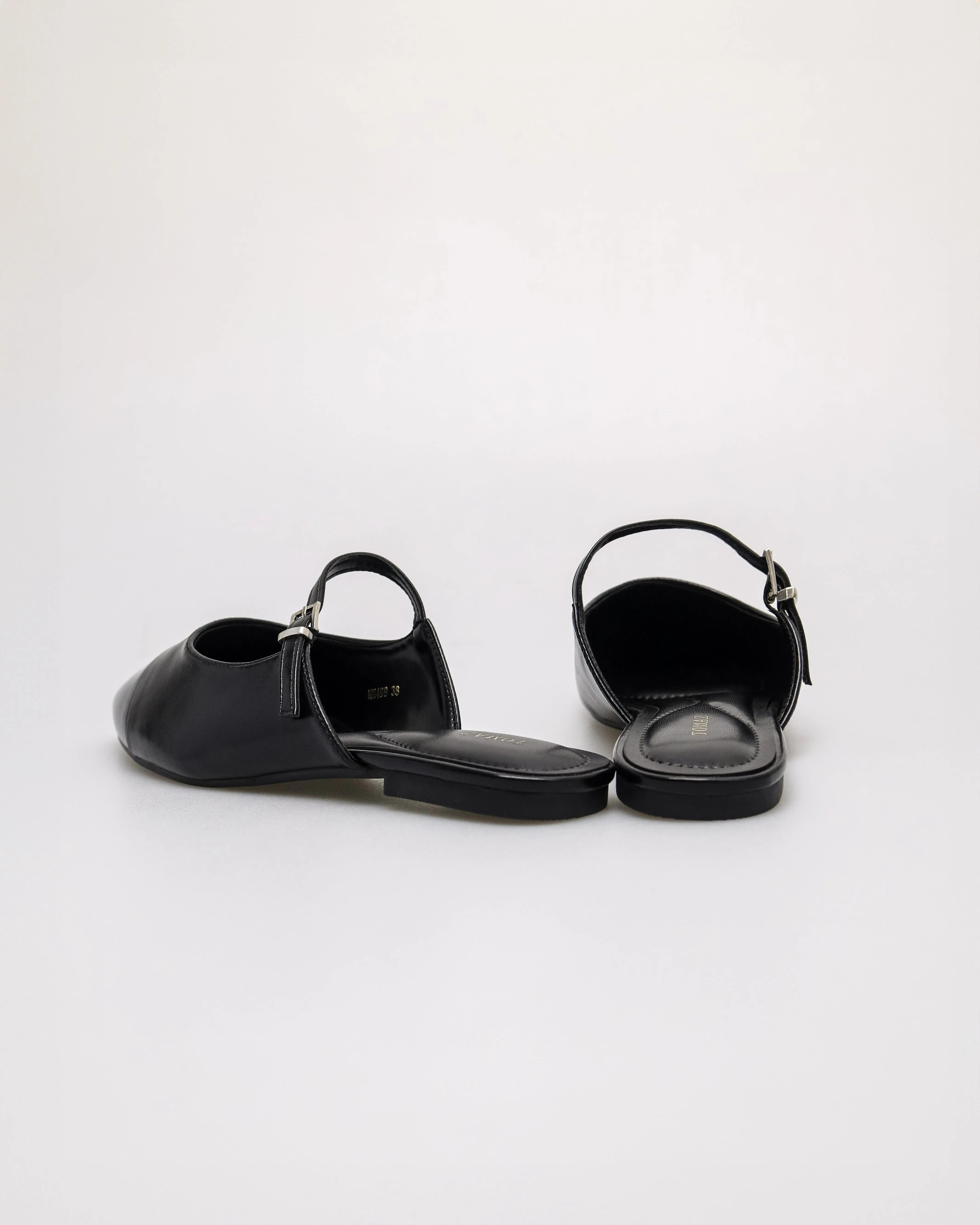 Tomaz NN499 Ladies Shiny Pointy Mules