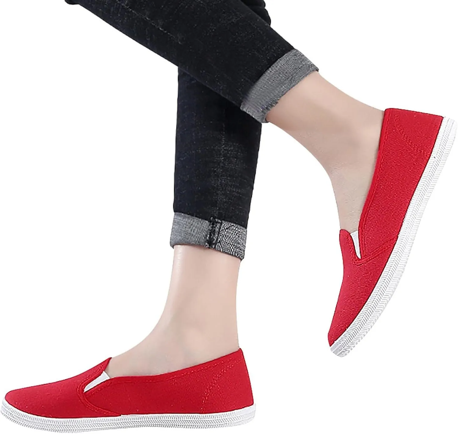 Women Orthopedic Sneakers Platform Wedge Sneakers Loafers Walking Shoes Slip On Breathable Lightweight Fashion Sneakers