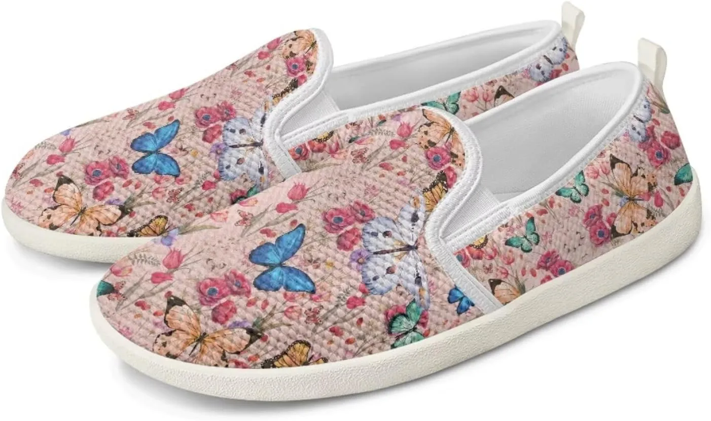 Women Slip on Sneaker Casual Flat Loafers Mesh Breathable Sport Shoes Women’s Work Loafers Athletic Trainers Footwear