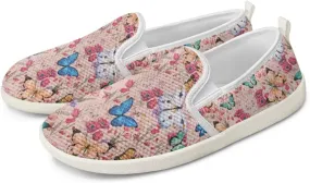 Women Slip on Sneaker Casual Flat Loafers Mesh Breathable Sport Shoes Women’s Work Loafers Athletic Trainers Footwear