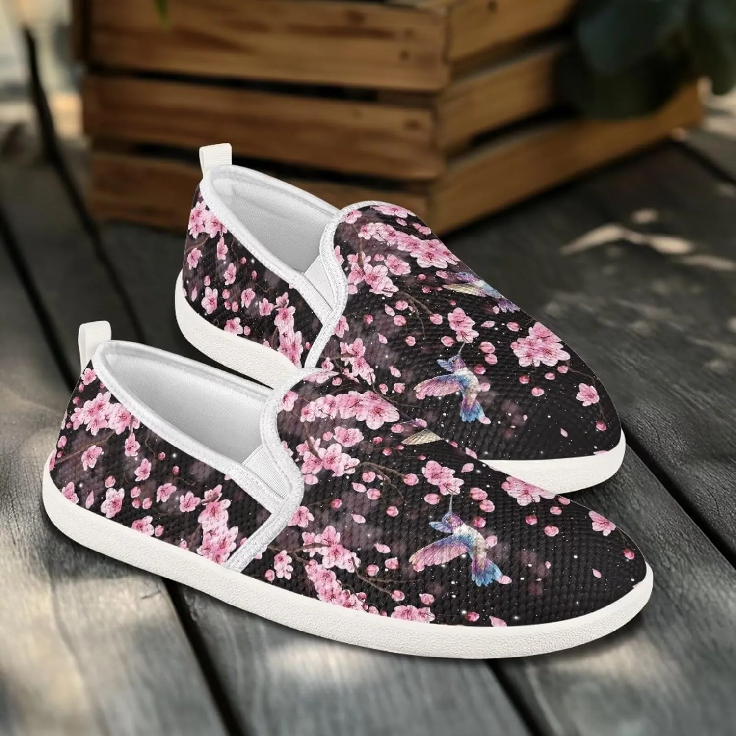 Women Slip on Sneaker Casual Flat Loafers Mesh Breathable Sport Shoes Women’s Work Loafers Athletic Trainers Footwear