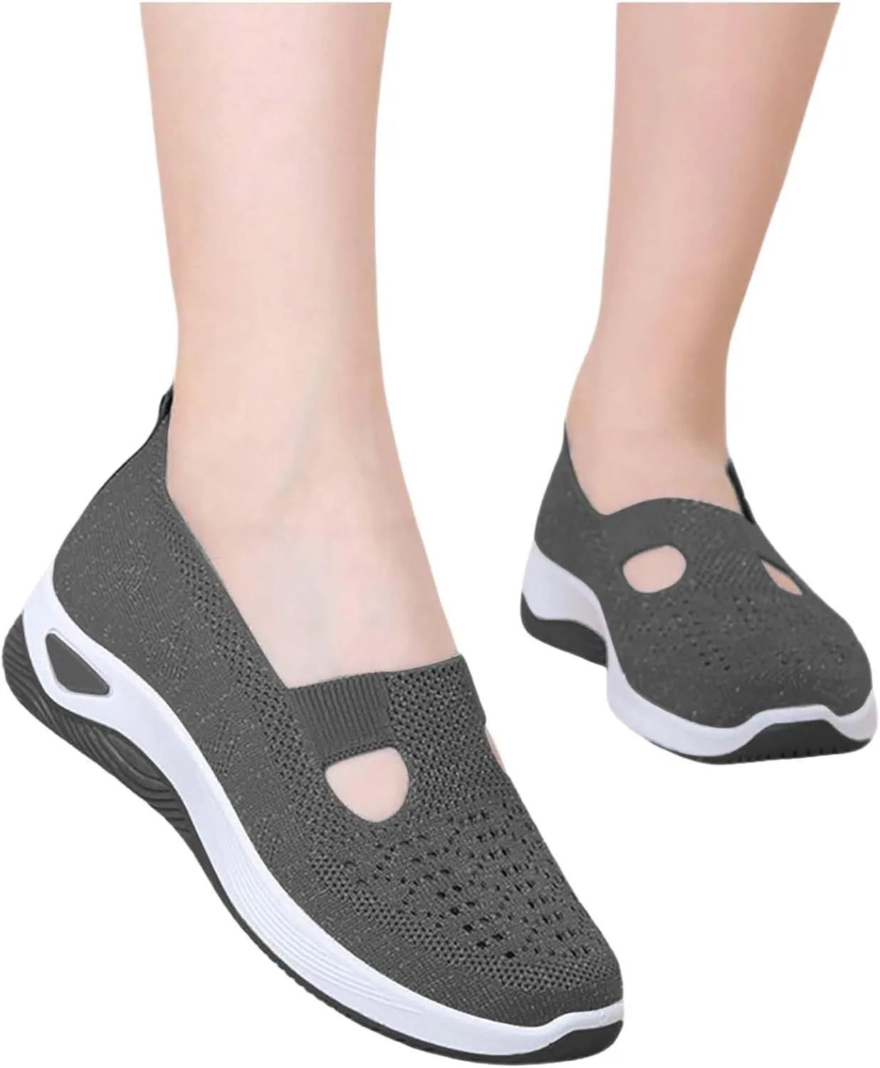 Women Walking Shoes Sock Sneakers Slip-On Breath Mens Tennis Shoes Sports Dressy Casual Shoes Black Sneakers Steel Toe Tennis Shoe Loafers Shoe