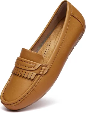 Women's Business Loafers Work Casual Flats Shoes Lightweight Penny PU Leather Slip On Walking Shoes Women's Business Loafers Work Casual Flats Shoes Lightweight Penny PU Leather Slip On Walking Shoes