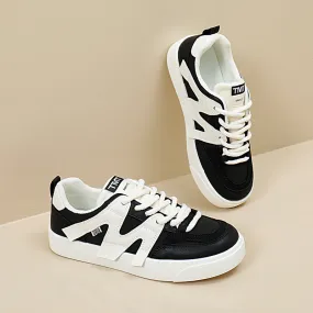 Women's Leather Breathable Versatile Sneakers
