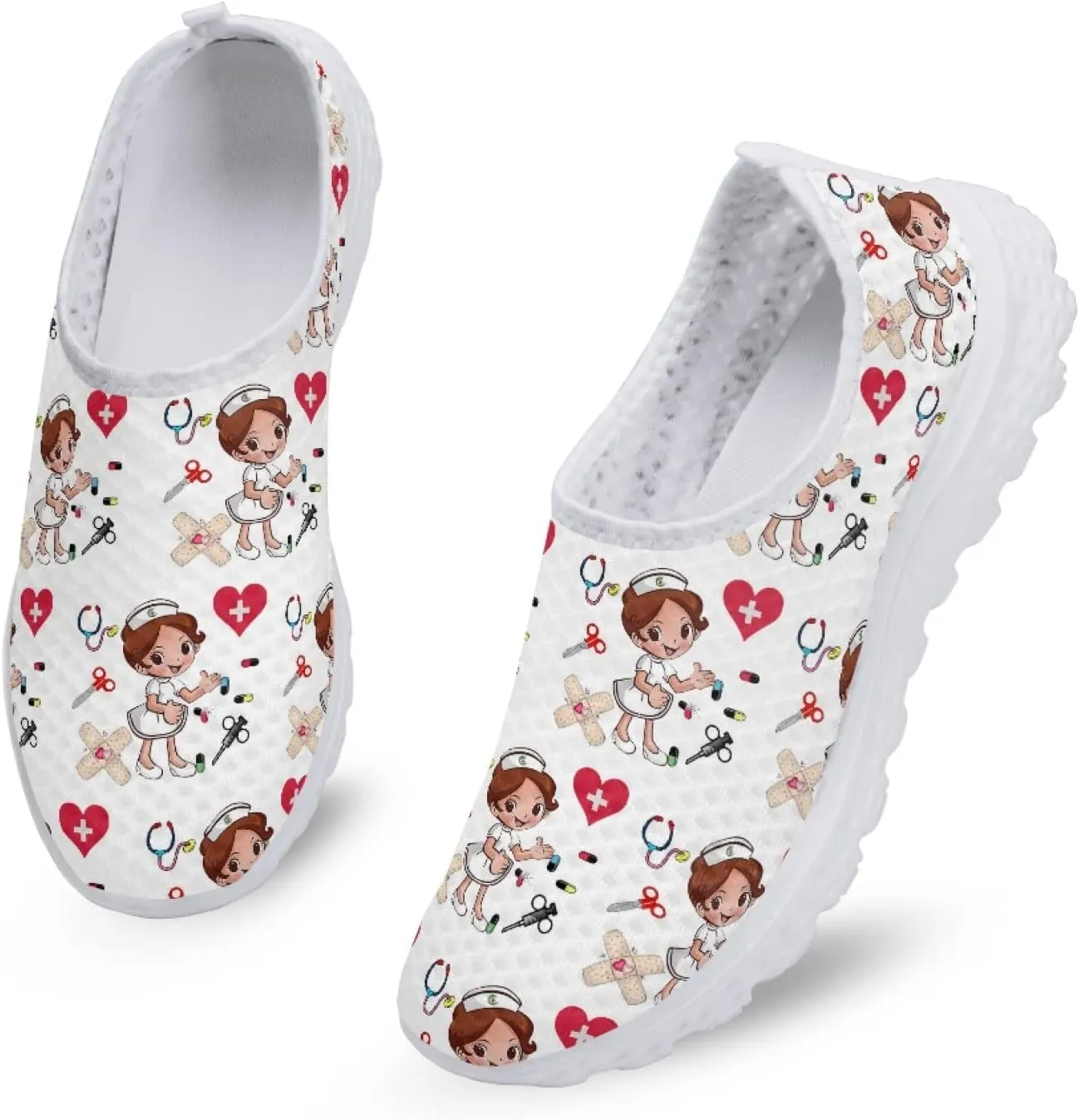Womens Walking Shoes Casual Workout Running Sneakers Tennis Mesh Loafers