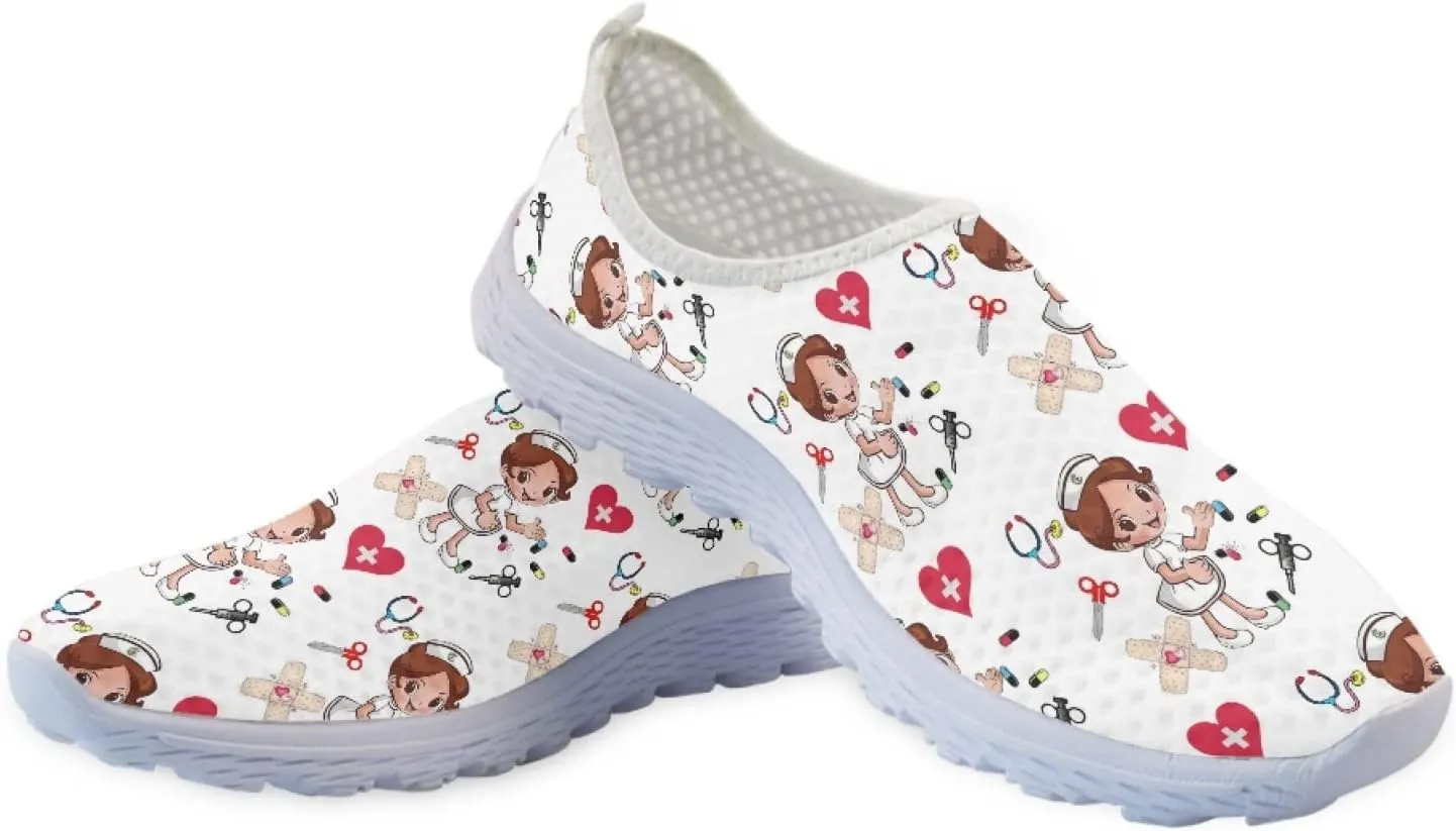 Womens Walking Shoes Casual Workout Running Sneakers Tennis Mesh Loafers